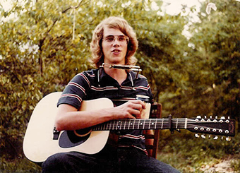 Steve Roberts with Takamine 12 String ca 1979